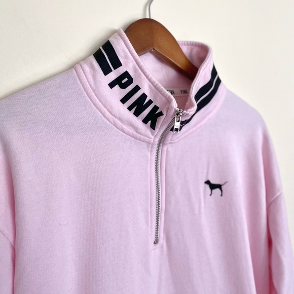 VS PINK | Quarter Zip Sweatshirt - Picture 3 of 10